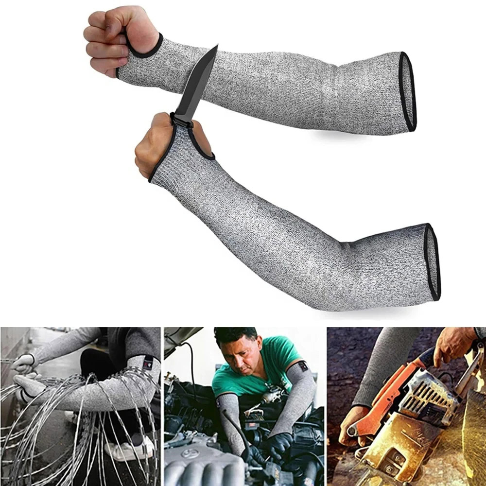 Cut Resistant Glove - Level 5 Safety Sleeves Anti Cut