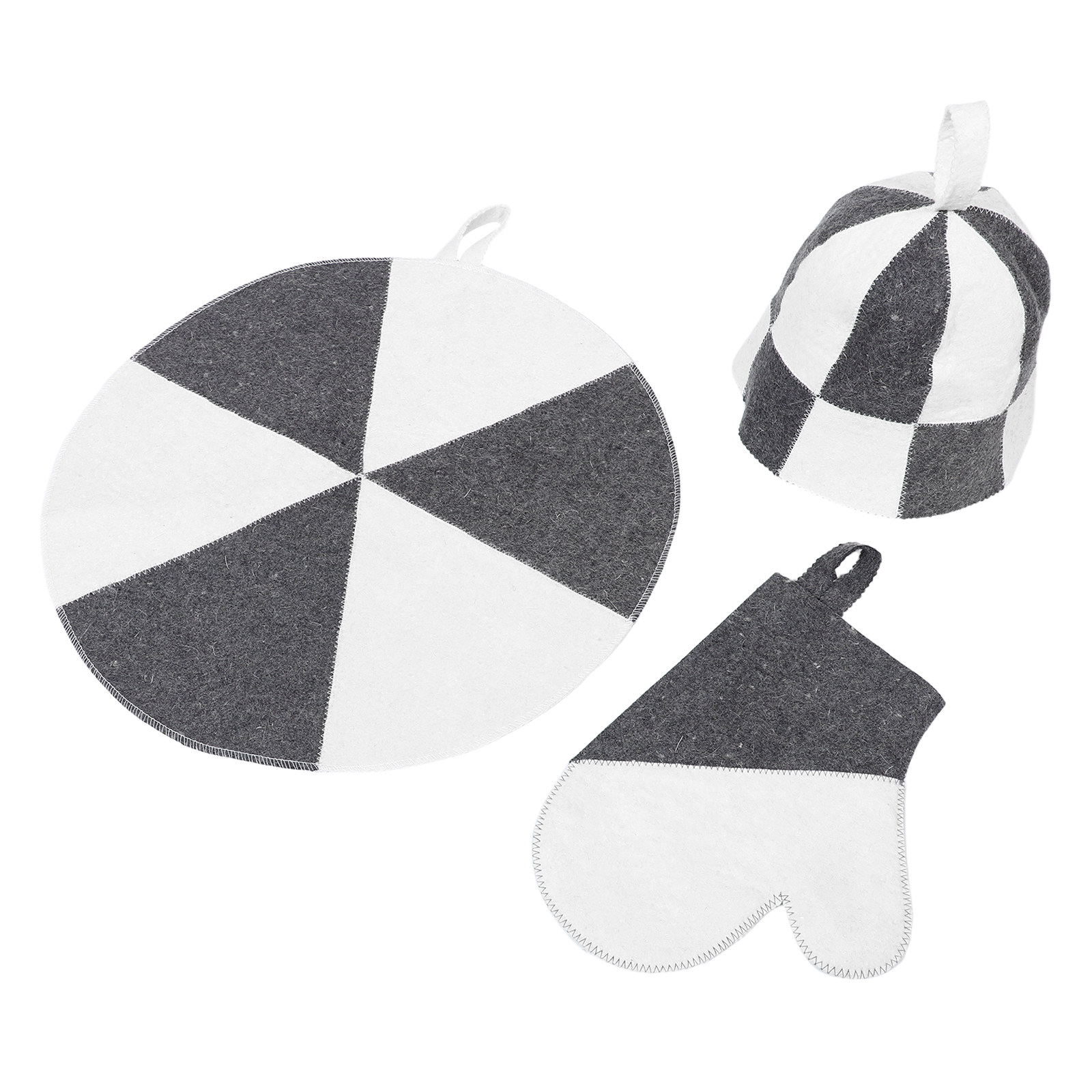 1Set Sauna Kit Felt Hat with M - Heat Resistant Glove recension och pris