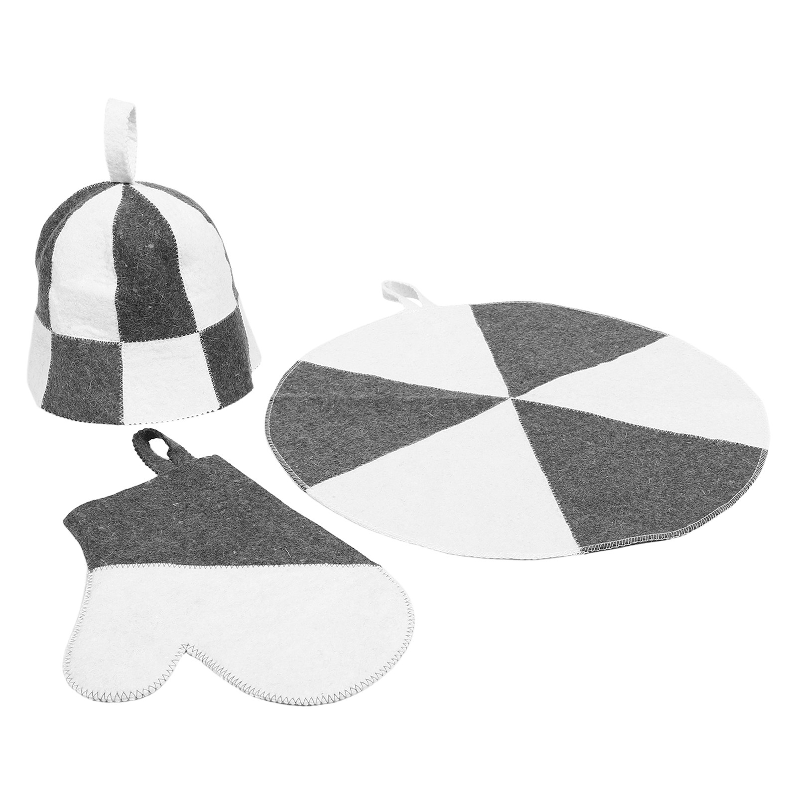 1Set Sauna Kit Felt Hat with M - Heat Resistant Glove recension och pris