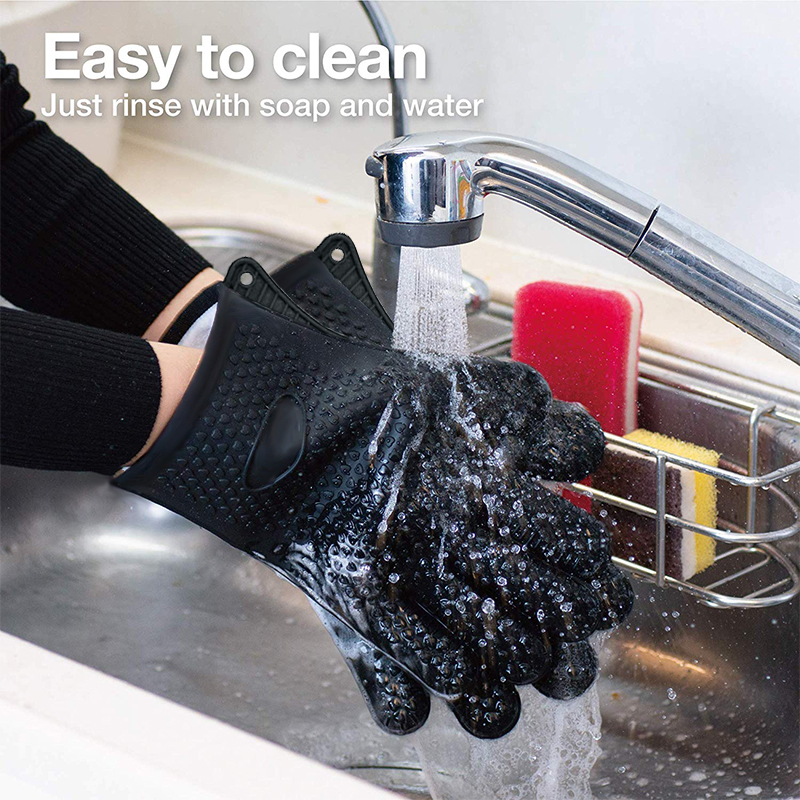 1/2Pcs Oven Mitts Baking Glove - Rubber Glove Cleaning recension och pris