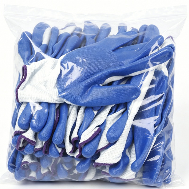 1/12pair Working Gloves Premiu - Nitrile Mechanic Glove recension och pris