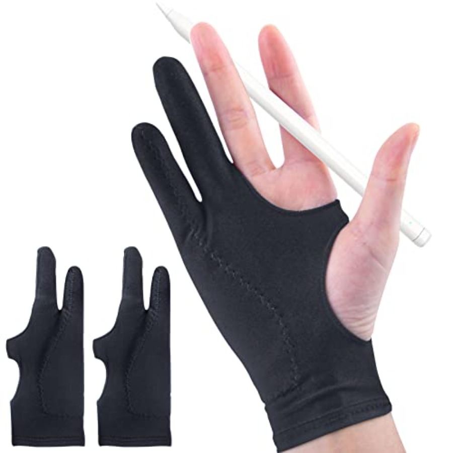 2-Pack Drawing Glove Palm Reje - Touchscreen Glove Capacitive recension och pris