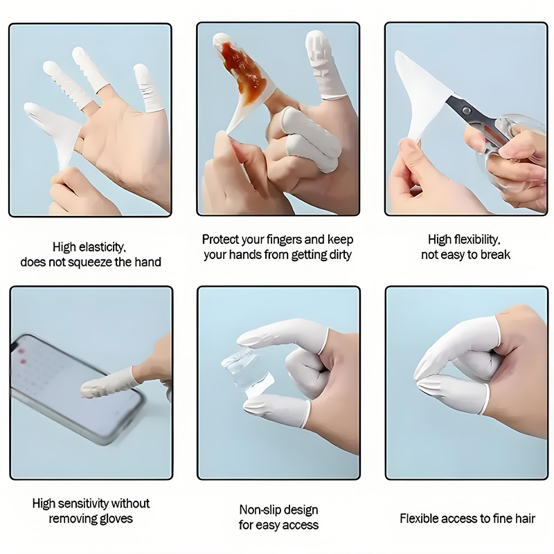 100PCS Multi-color Disposable  - Latex Disposable Glove recension och pris