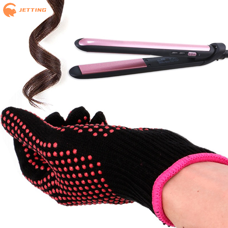 1Pcs Hair Salon Styling Gloves - Heat Resistant Glove recension och pris