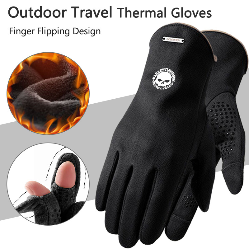 2pc Man Winter Warm Gloves For - Leather Driving Glove recension och pris