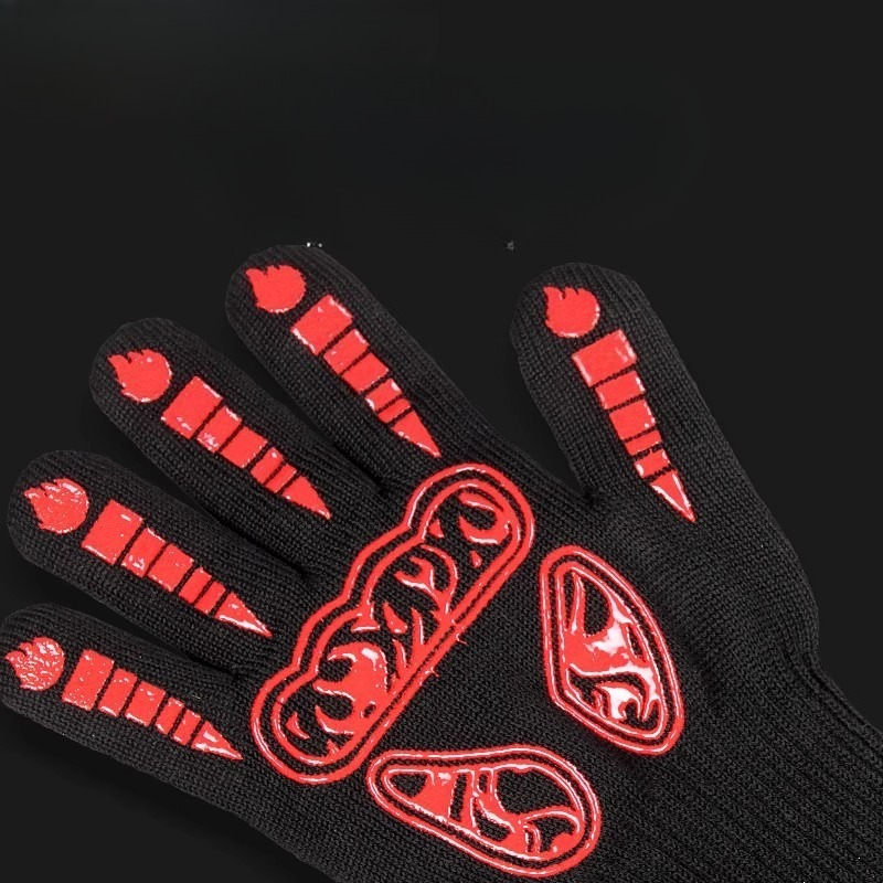 500°C Heat Resistant Oven Glov - Oven Mitt Silicone recension och pris