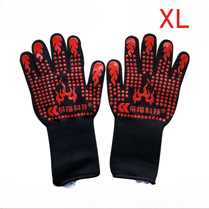 500°C Heat Resistant Oven Glov - Oven Mitt Silicone recension och pris