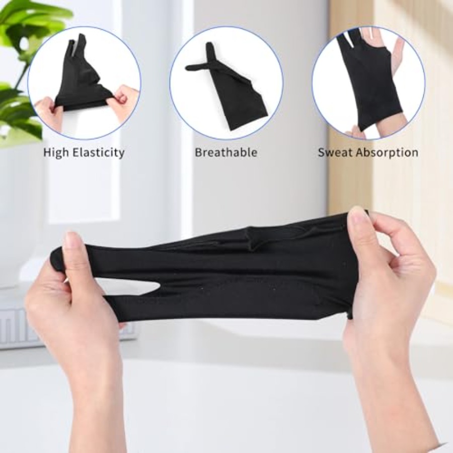 2 Pack Digital Drawing Glove R - Touchscreen Glove Capacitive recension och pris