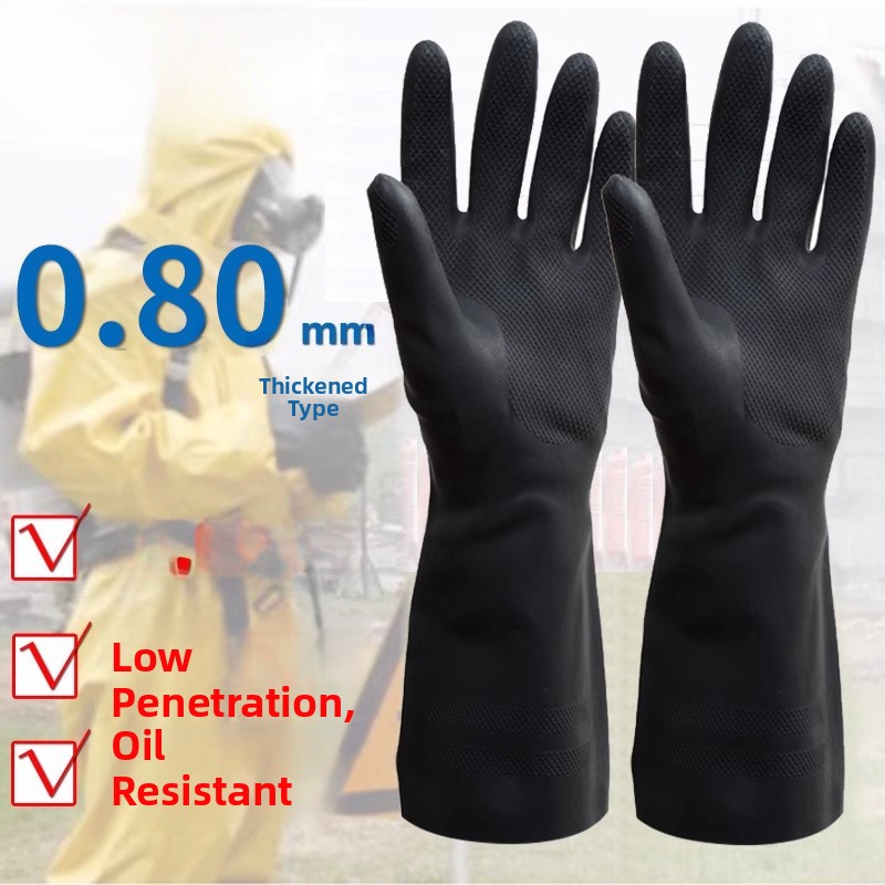 Ansell Nitrile Chemical Resist - Rubber Glove Cleaning recension och pris