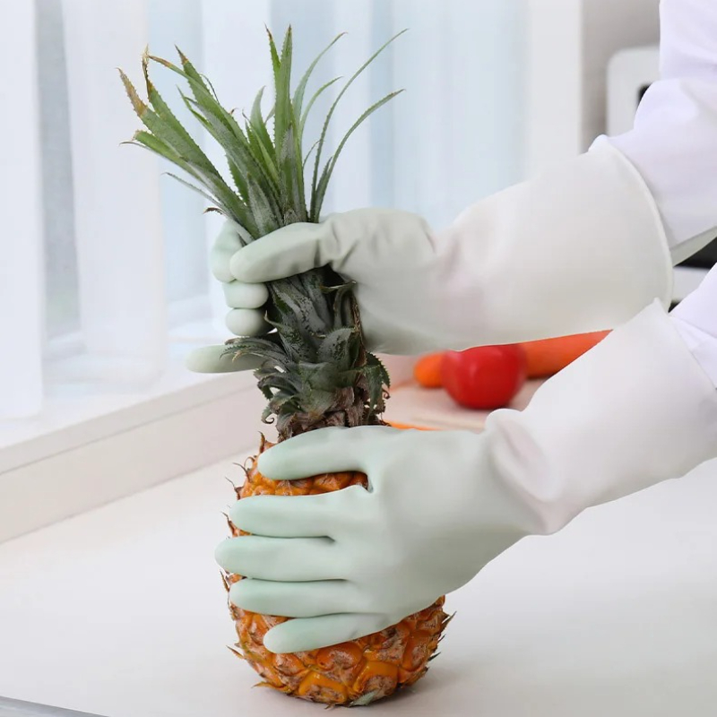 Dishwashing Cleaning Gloves Si - Dish Glove Rubber recension och pris