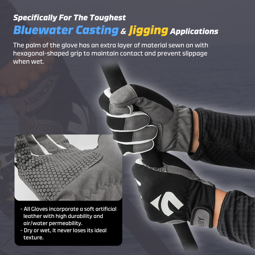 NOEBY Fishing Gloves Non-slip  - Cut Resistant Glove recension och pris