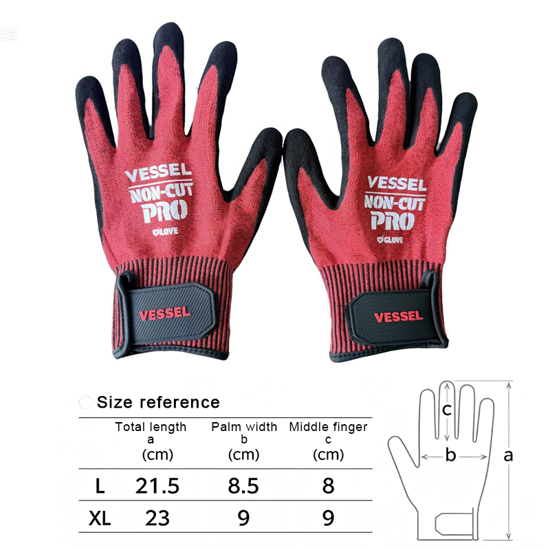 VESSEL Professional NON-CUT PR - Cut Resistant Glove recension och pris