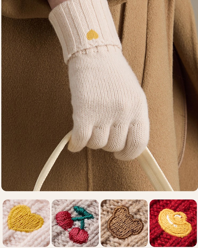 100% Wool Winter Beanie Hat Sc - Wool Glove Lined recension och pris