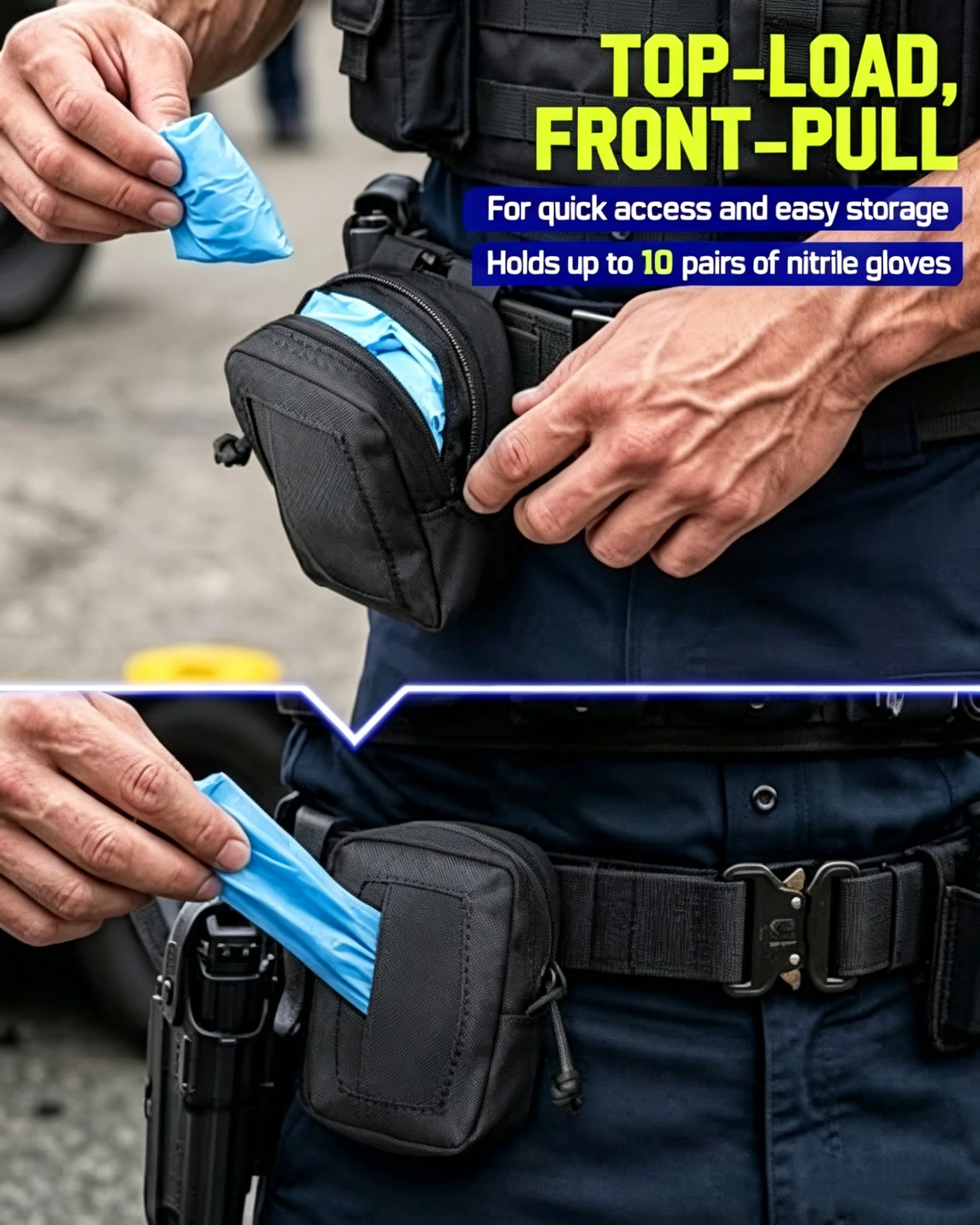 Disposable Glove Pouch MOLLE N - Latex Disposable Glove recension och pris