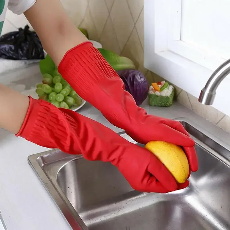 1 pair S/M/L Red Flexible Rubb - Dish Glove Rubber recension och pris