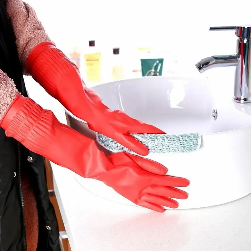 1 pair S/M/L Red Flexible Rubb - Dish Glove Rubber recension och pris