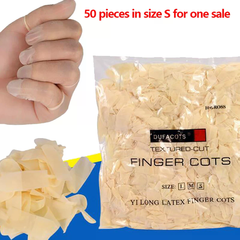 50pcs Disposable Latex Finger  - Latex Disposable Glove recension och pris