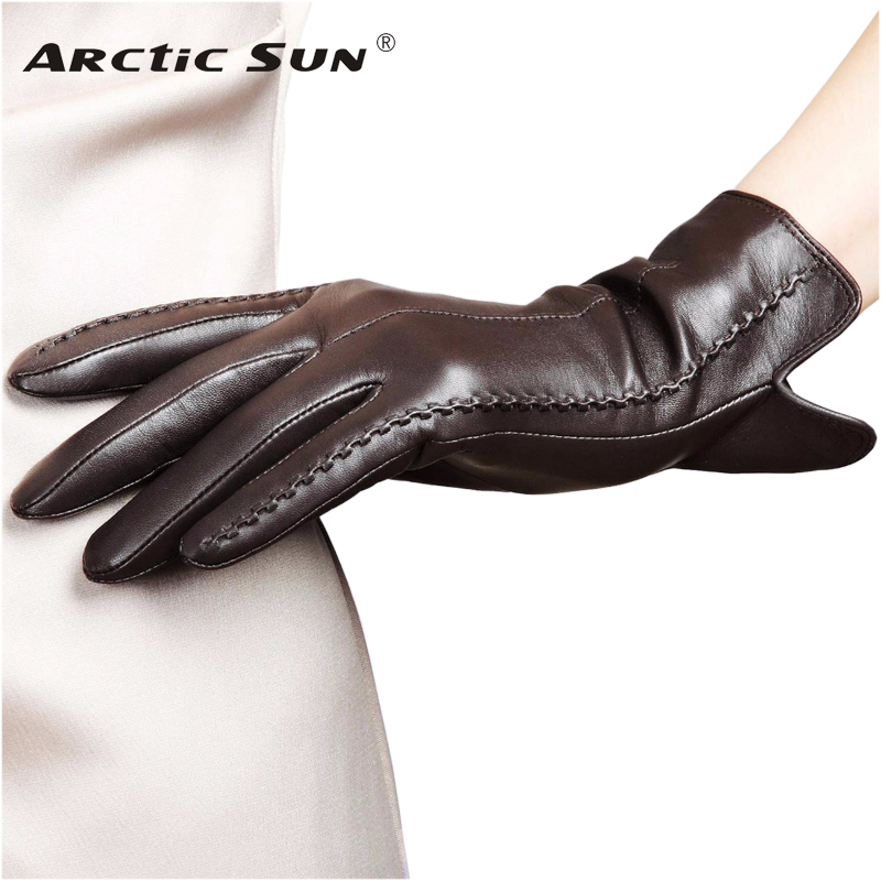 Real Leather Gloves Female Hig - Leather Driving Glove recension och pris