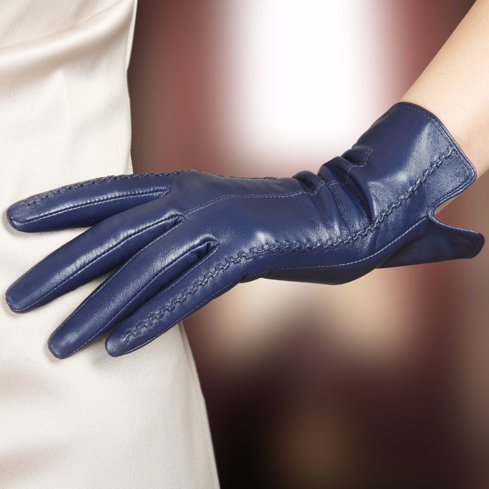 Real Leather Gloves Female Hig - Leather Driving Glove recension och pris