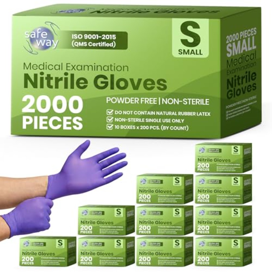 SAFEWAY USA 2000 pcs, 4 Mil Ni - Latex Disposable Glove recension och pris