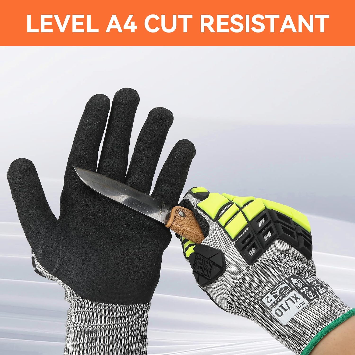 Cut Resistant Impact Gloves, A - Work Glove Impact recension och pris