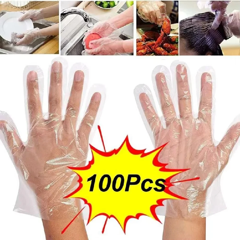 100/200/500Pcs Disposable Glov - Rubber Glove Cleaning recension och pris