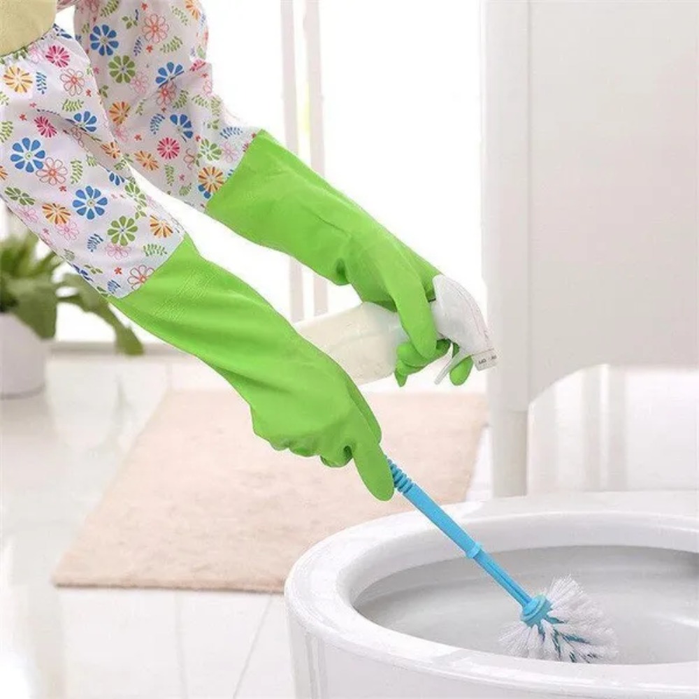 Cartoon Print Long Rubber Glov - Dish Glove Rubber recension och pris