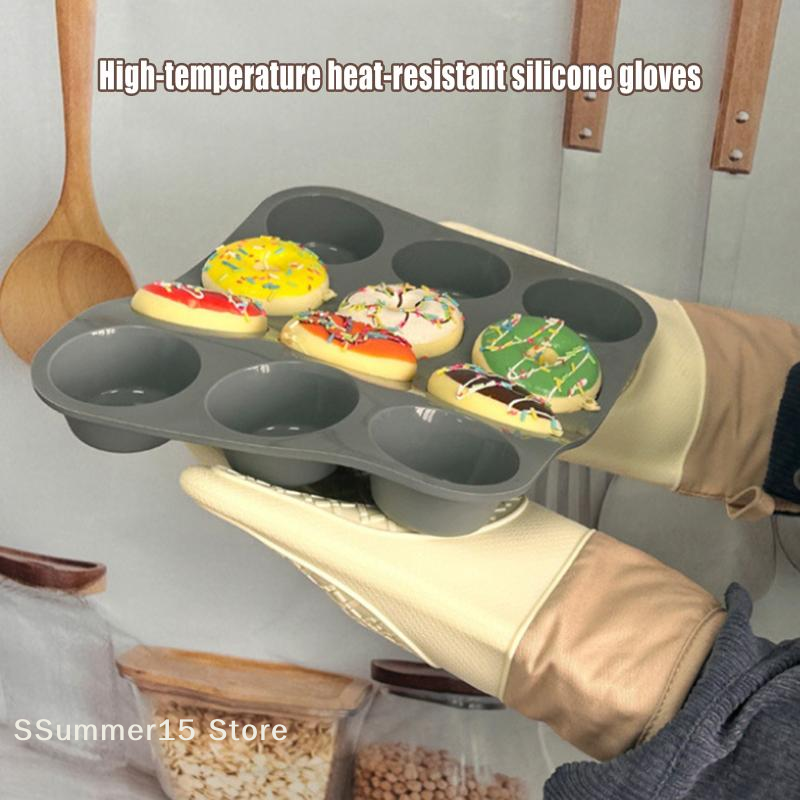 【R】Silicone Heat-insulating Gl - Oven Mitt Silicone recension och pris